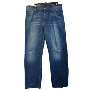 Luck Brand Mens Size 36X 30 Distressed Straight leg Jeans